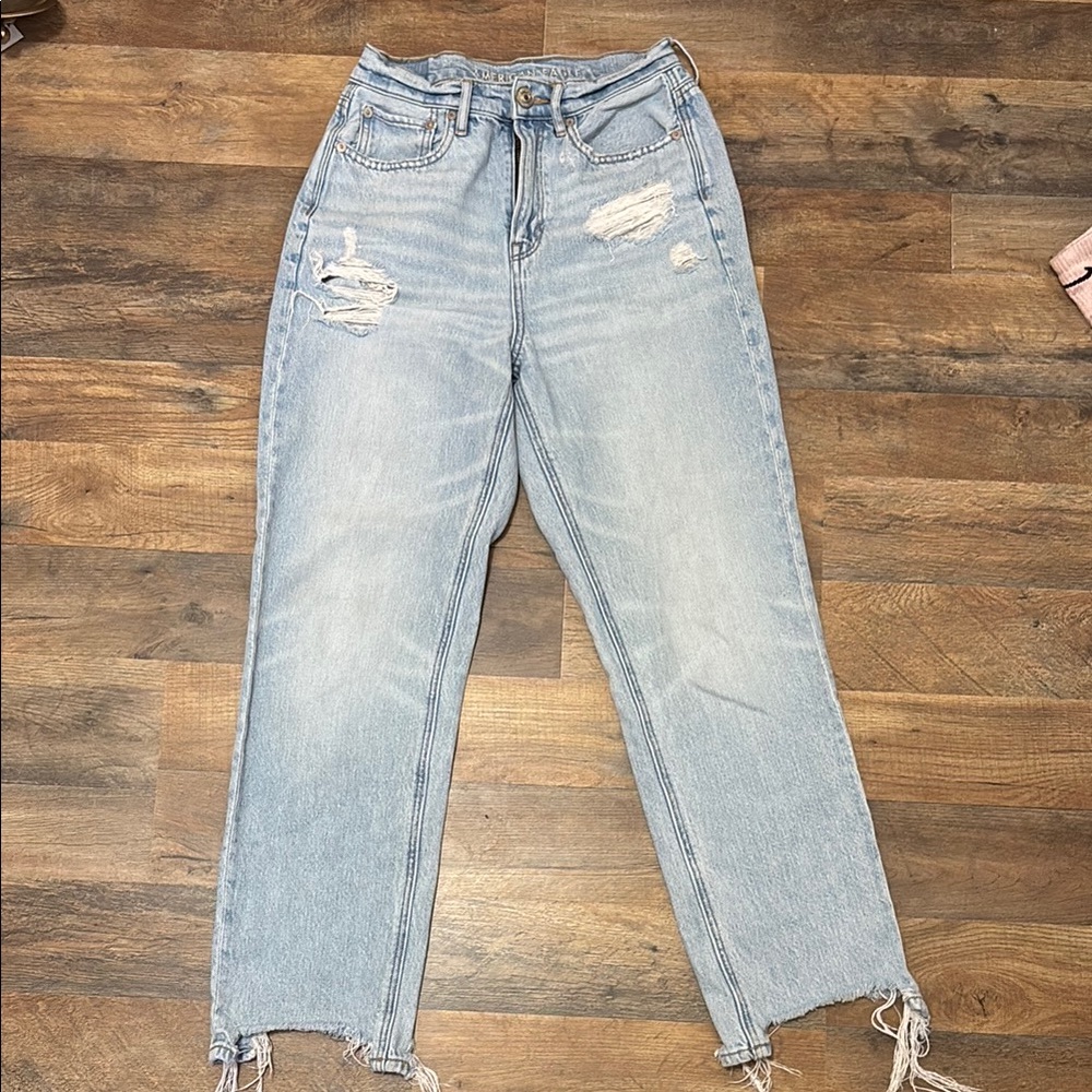 American Eagle High Rise Boyfriend Jeans